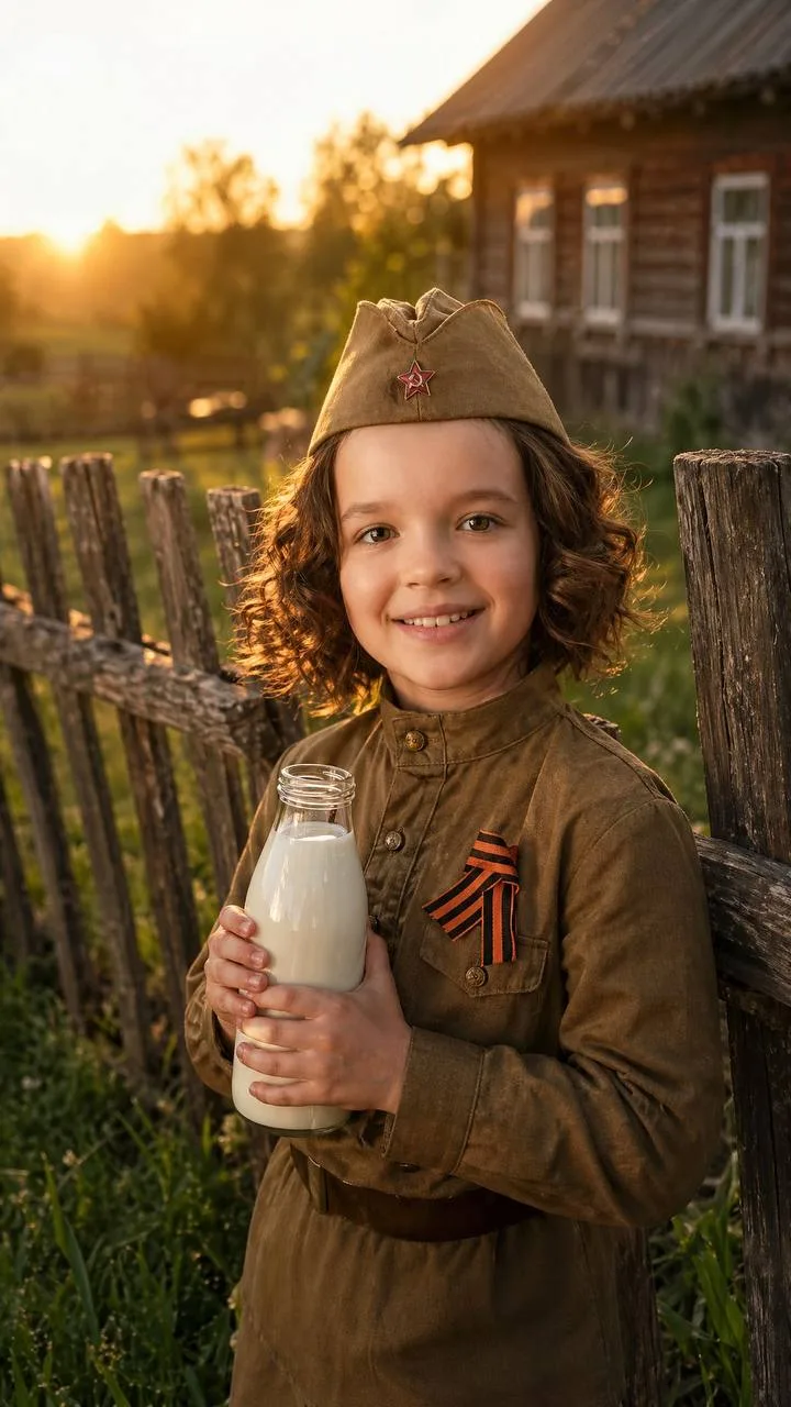Крынка молока в деревне