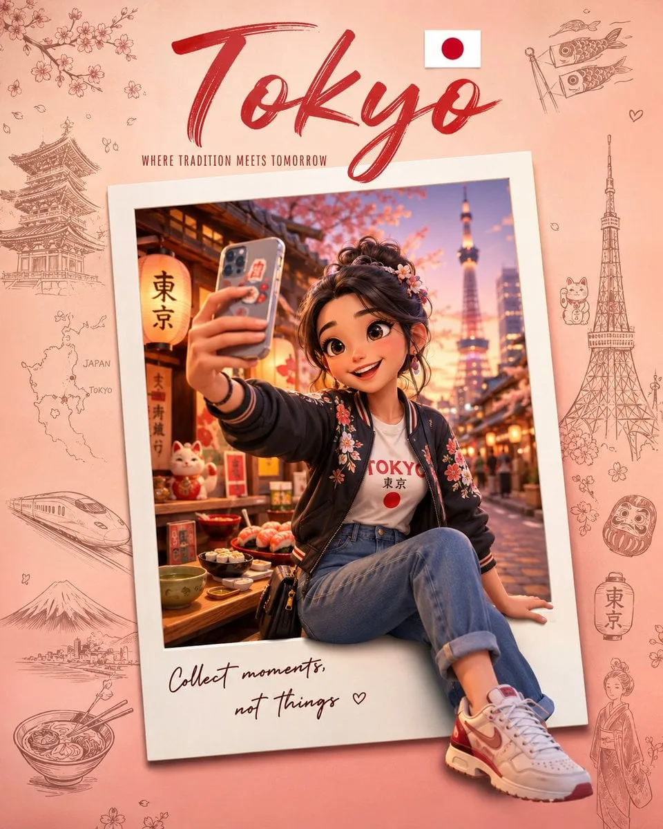 Create a premium collectible travel poster