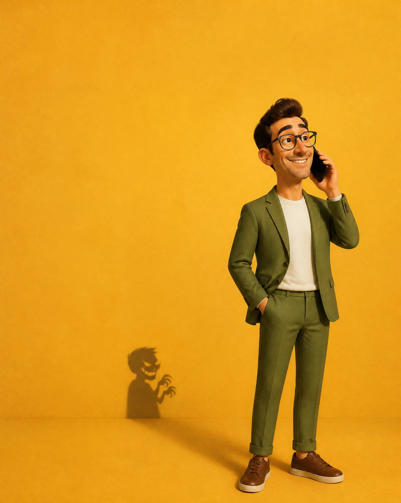 A high-resolution vertical Pixar-style 3D character