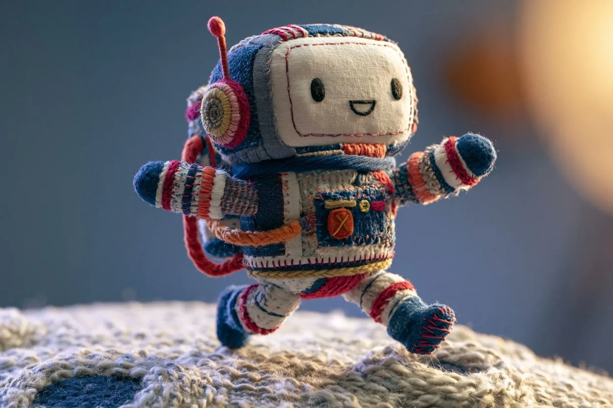 A stop-motion animation style scene featuring