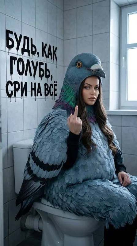 Голубь, которому на всё наплевать