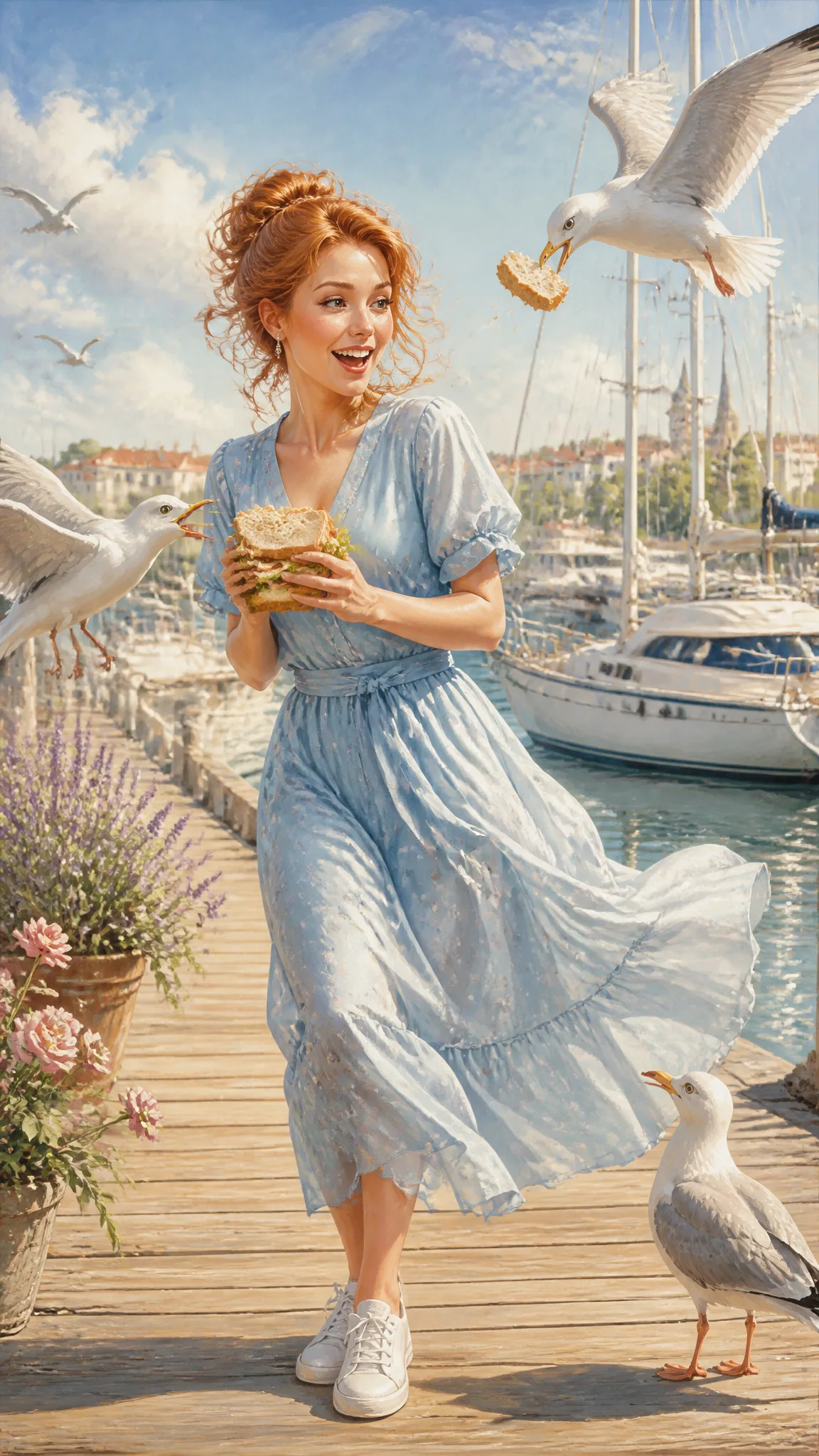 Using the uploaded reference portrait, create