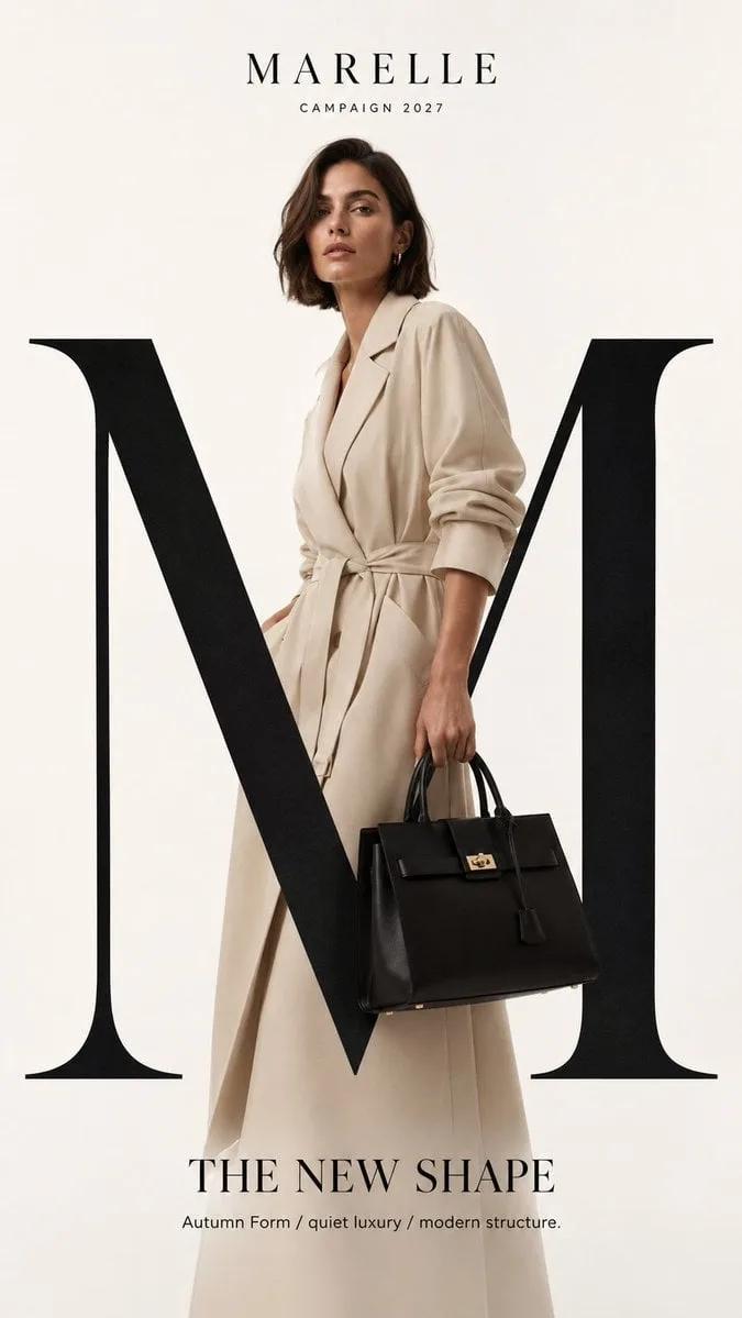 Create a high-end luxury fashion campaign