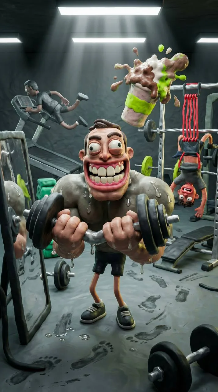 Пластилиновый коллапс в спортзале