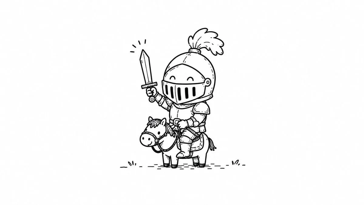 Minimal hand-drawn doodle illustration of [Subject]