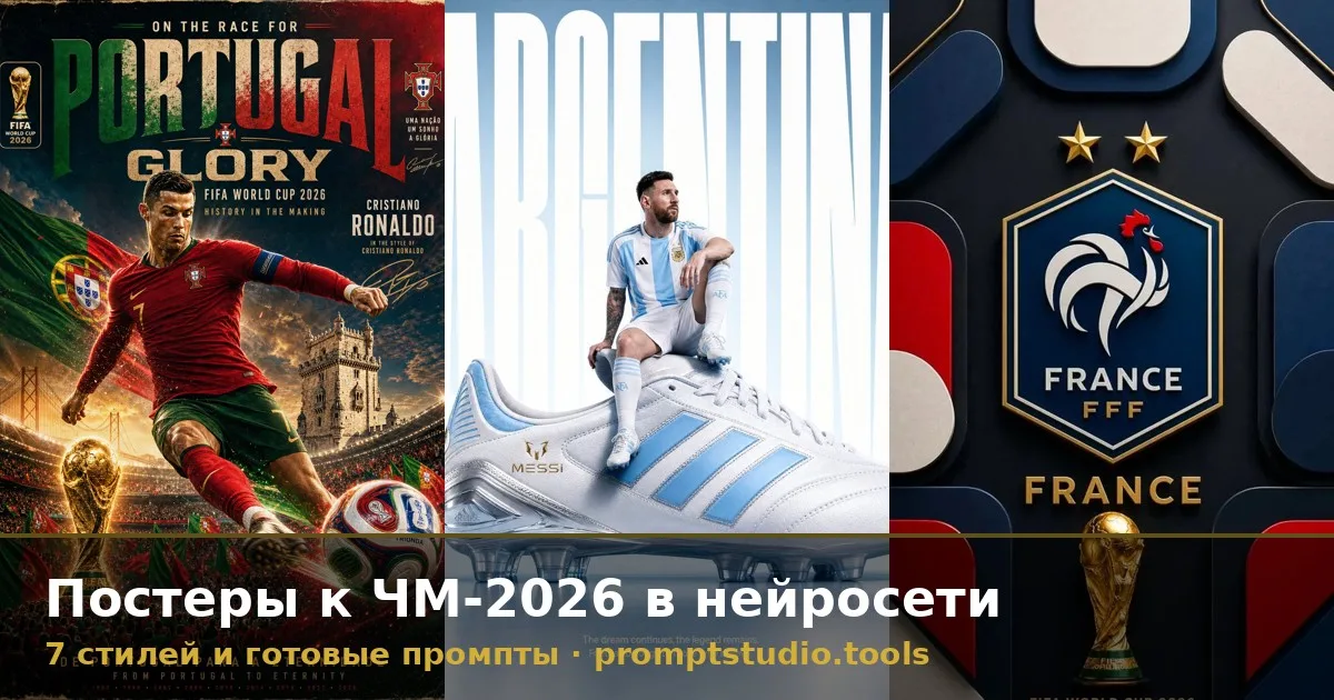 Как сделать постер к ЧМ-2026 в нейросети — гайд