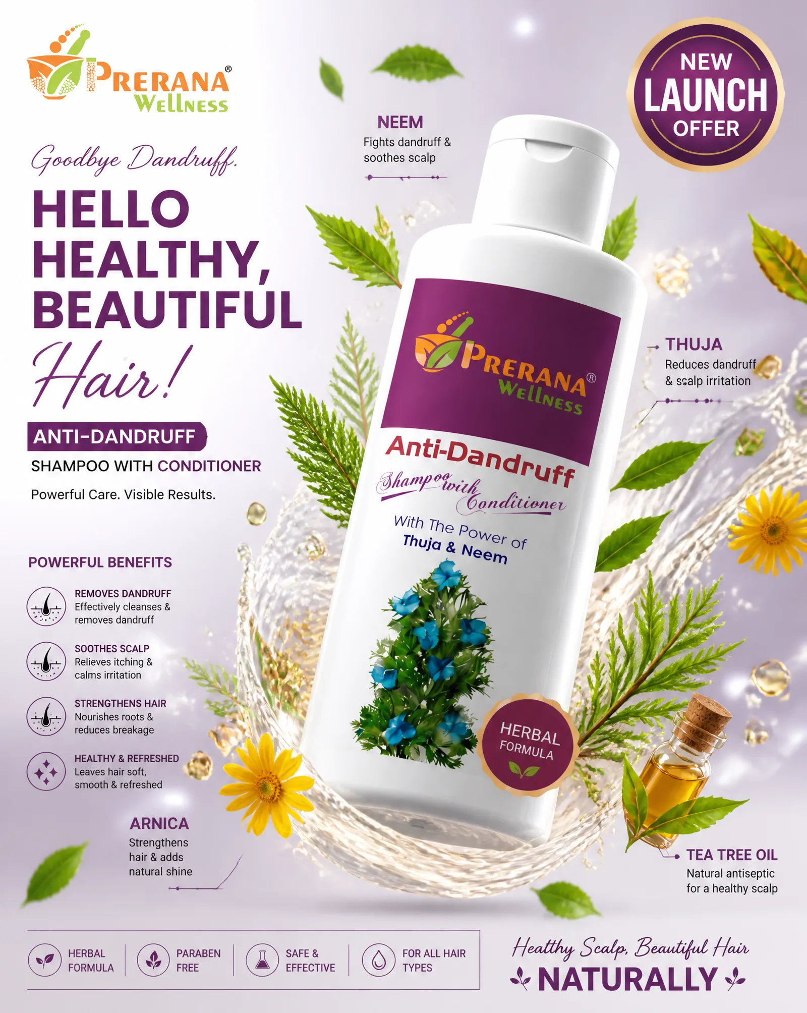 Create a premium commercial advertising poster