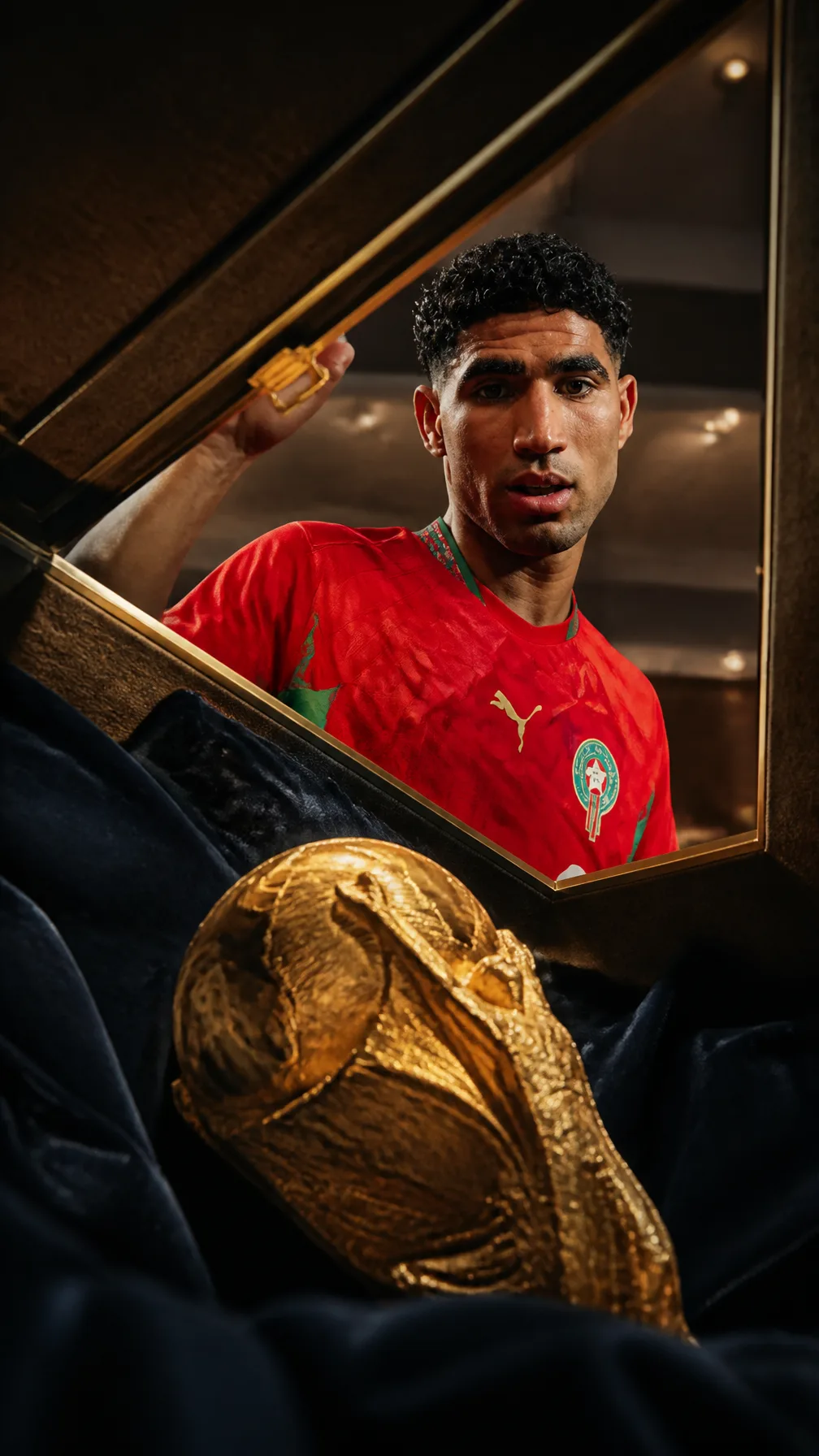 PLAYER=Achraf Hakimi Ultra-realistic sports photography, doc