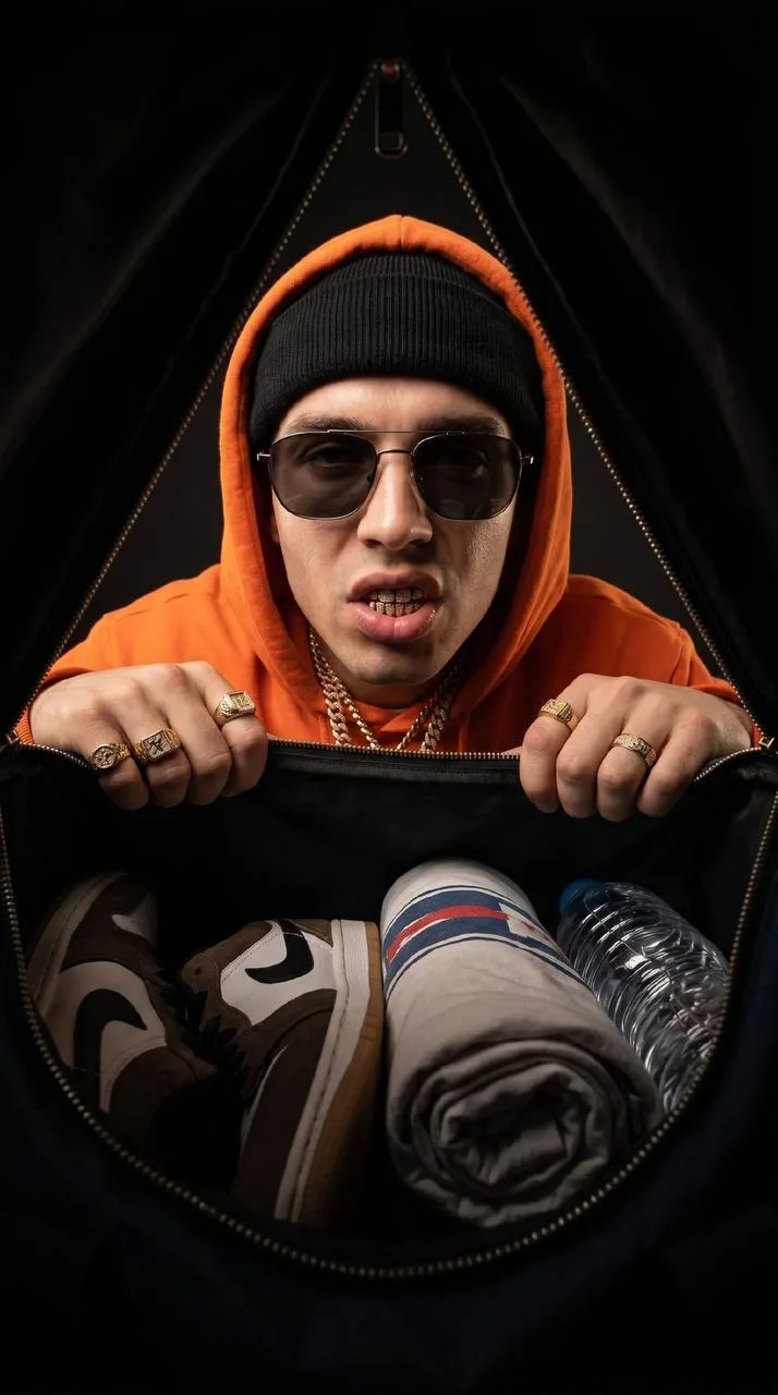 Кадр из спортивной сумки