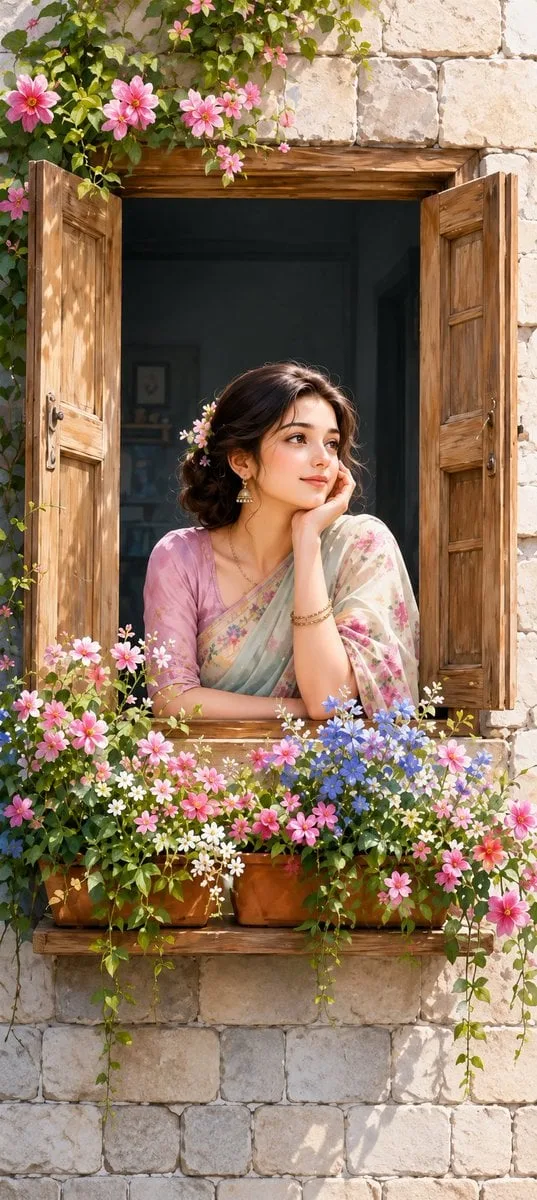 A beautiful young South Asian woman