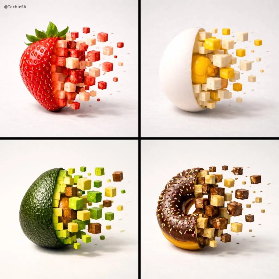 Minimalist food photograph, [1080x1080] – a single [FOOD]...