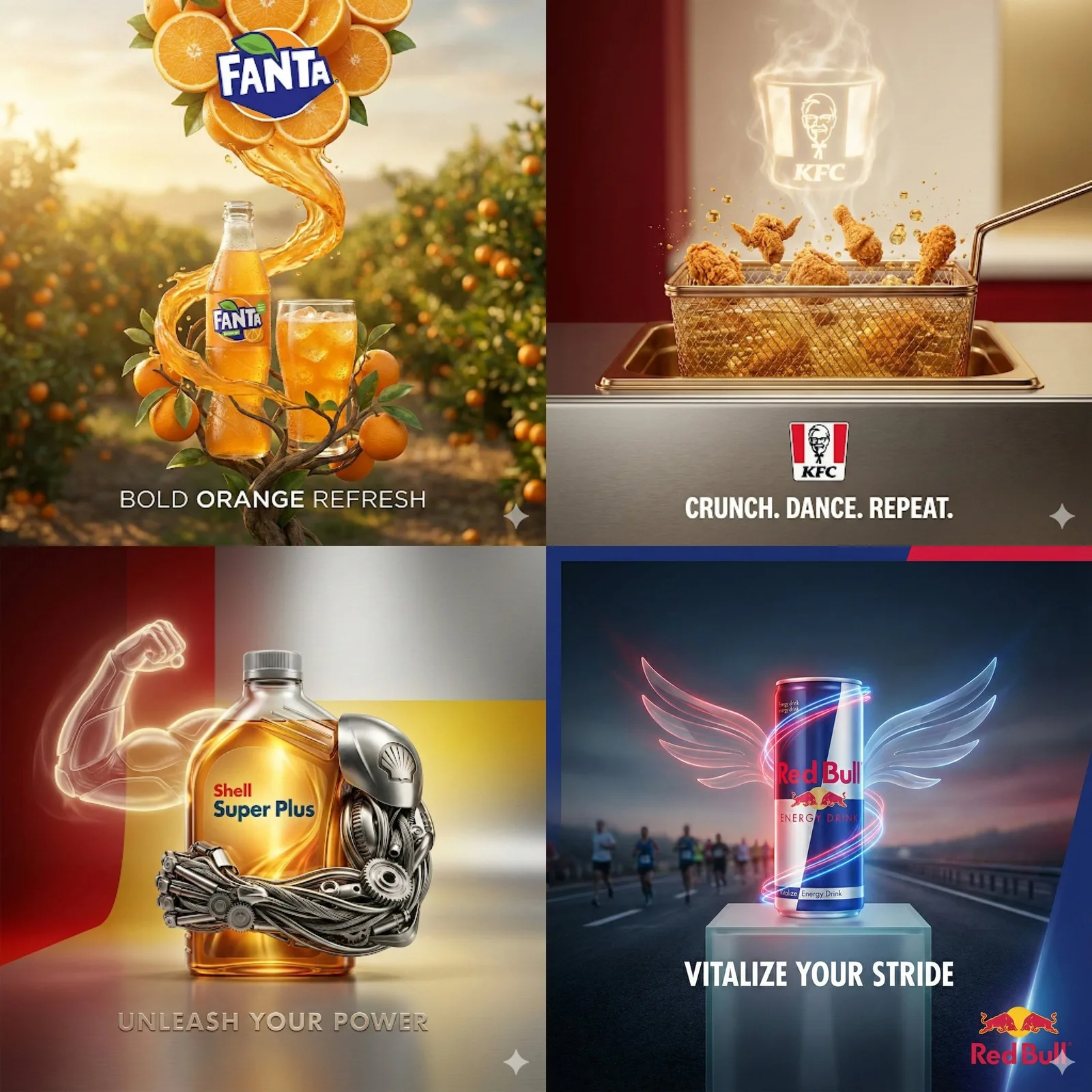 Create a realistic yet surreal creative advertisement for...
