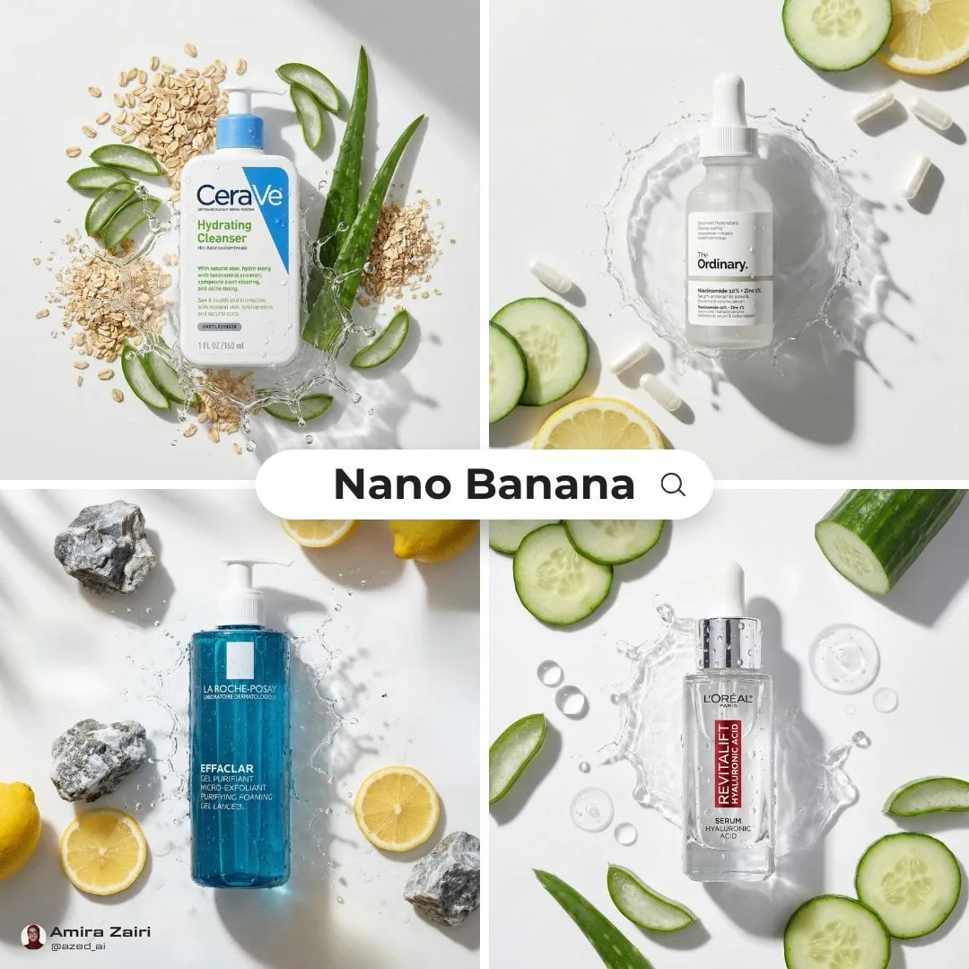 [Product], looking down at the tiled center, surrounded by [Ingredien…