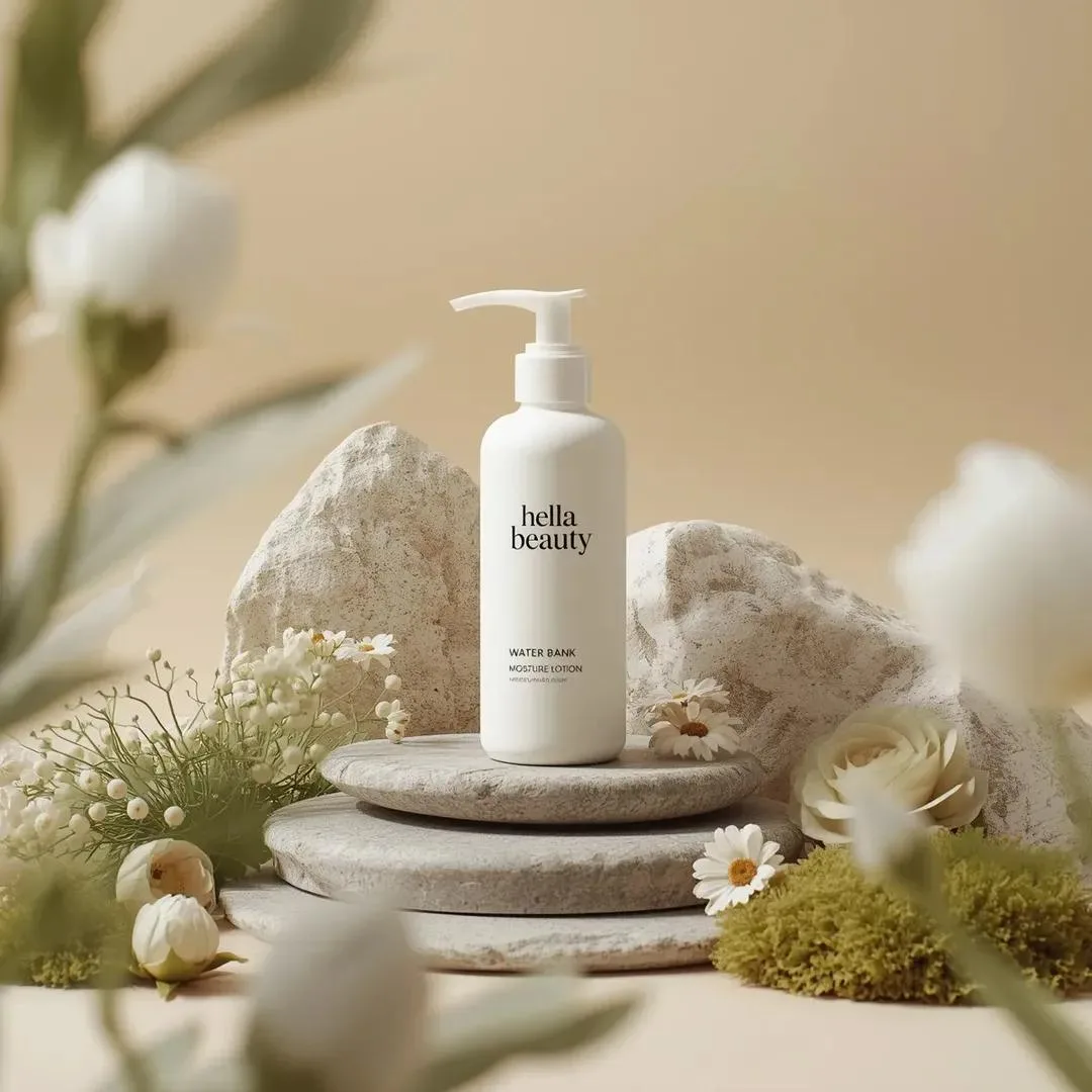 Ultra-high-end photorealistic commercial skincare product...
