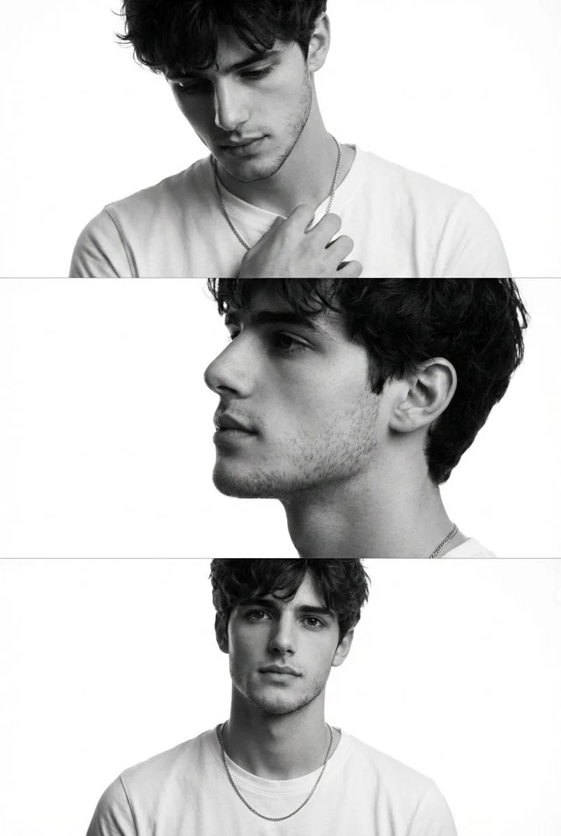 Preserve the face, proportions, and external features of ...