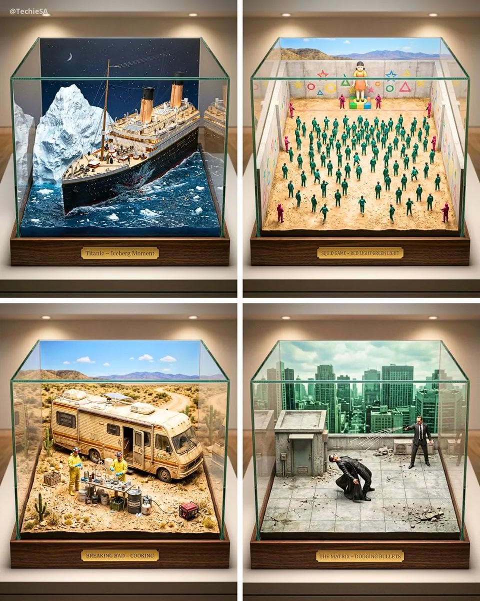 Ultra-detailed large-scale miniature diorama of the [ICON...