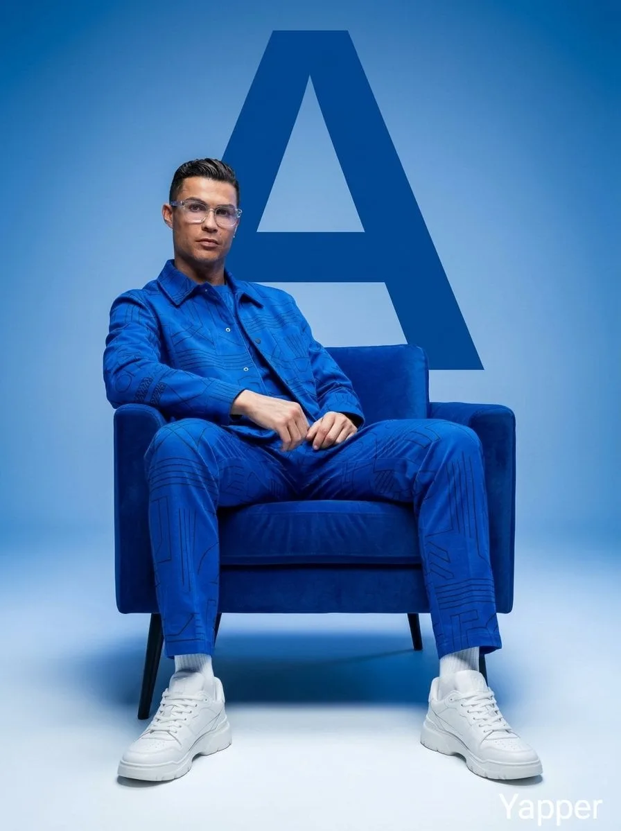 Minimalist fashion studio photoshoot featuring stylish pe...