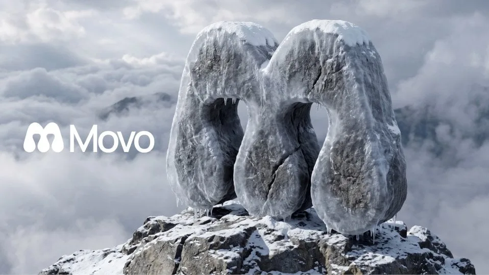 A hyper-realistic 3D render of a flat logo sculpted as a ...