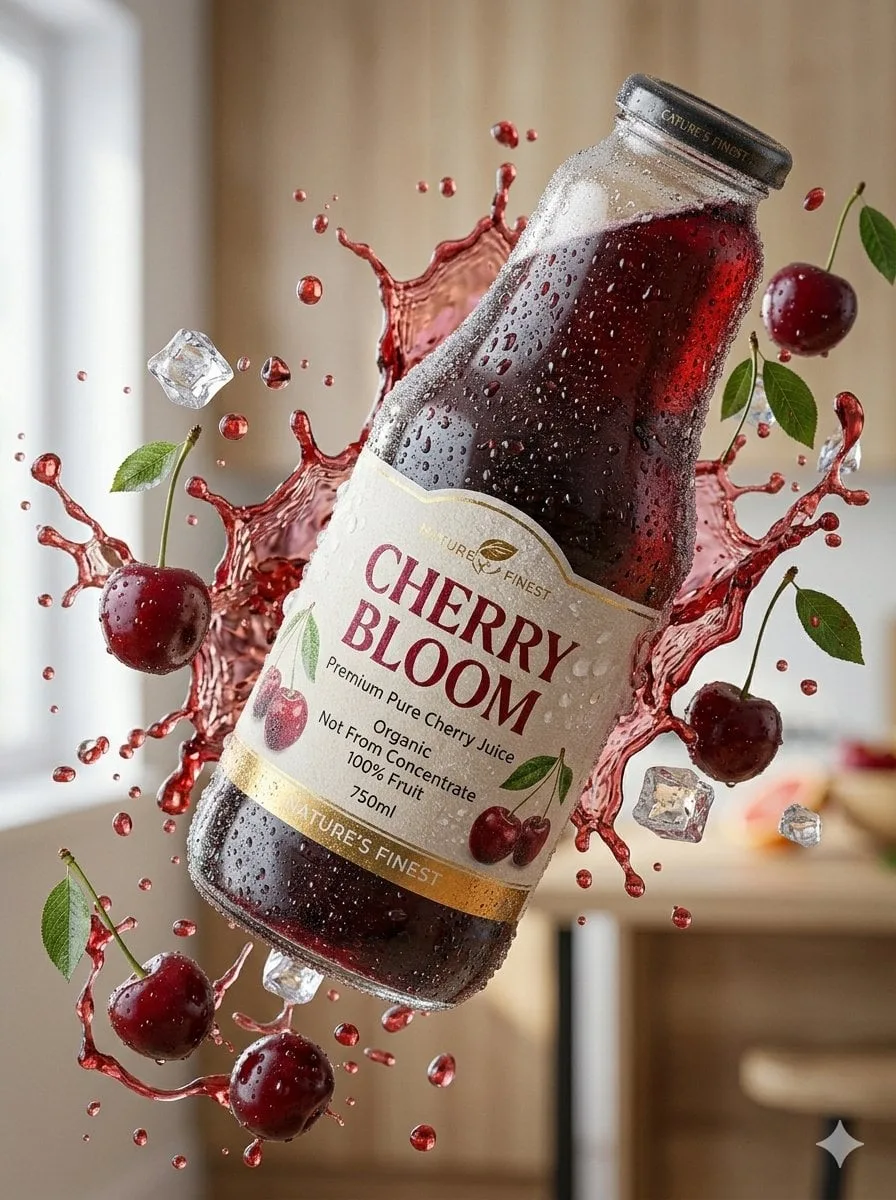 Create an ultra-realistic 3D commercial-style product sho...