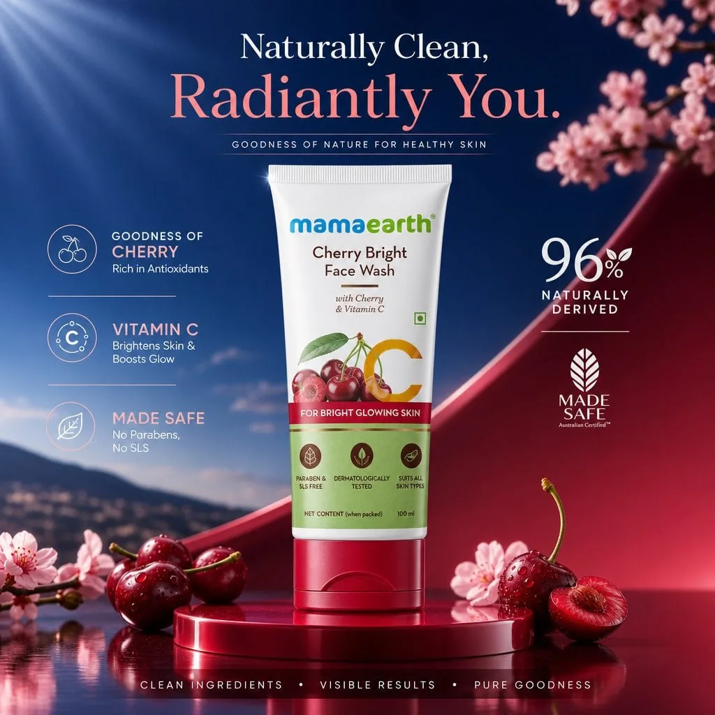 Create a premium cosmetic social media poster design insp...