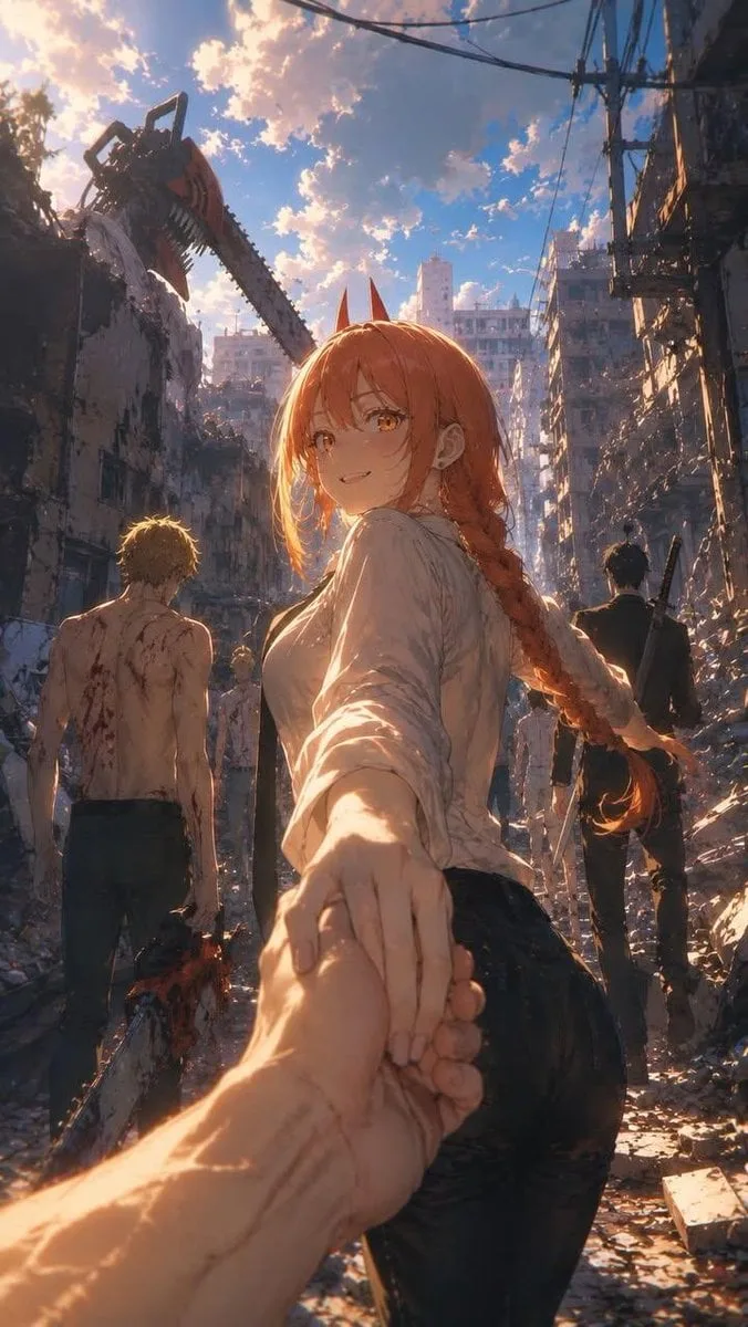 Create an ultra-detailed cinematic anime illustration in ...
