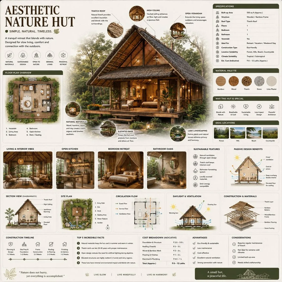 Create a premium square reference-style architectural inf...
