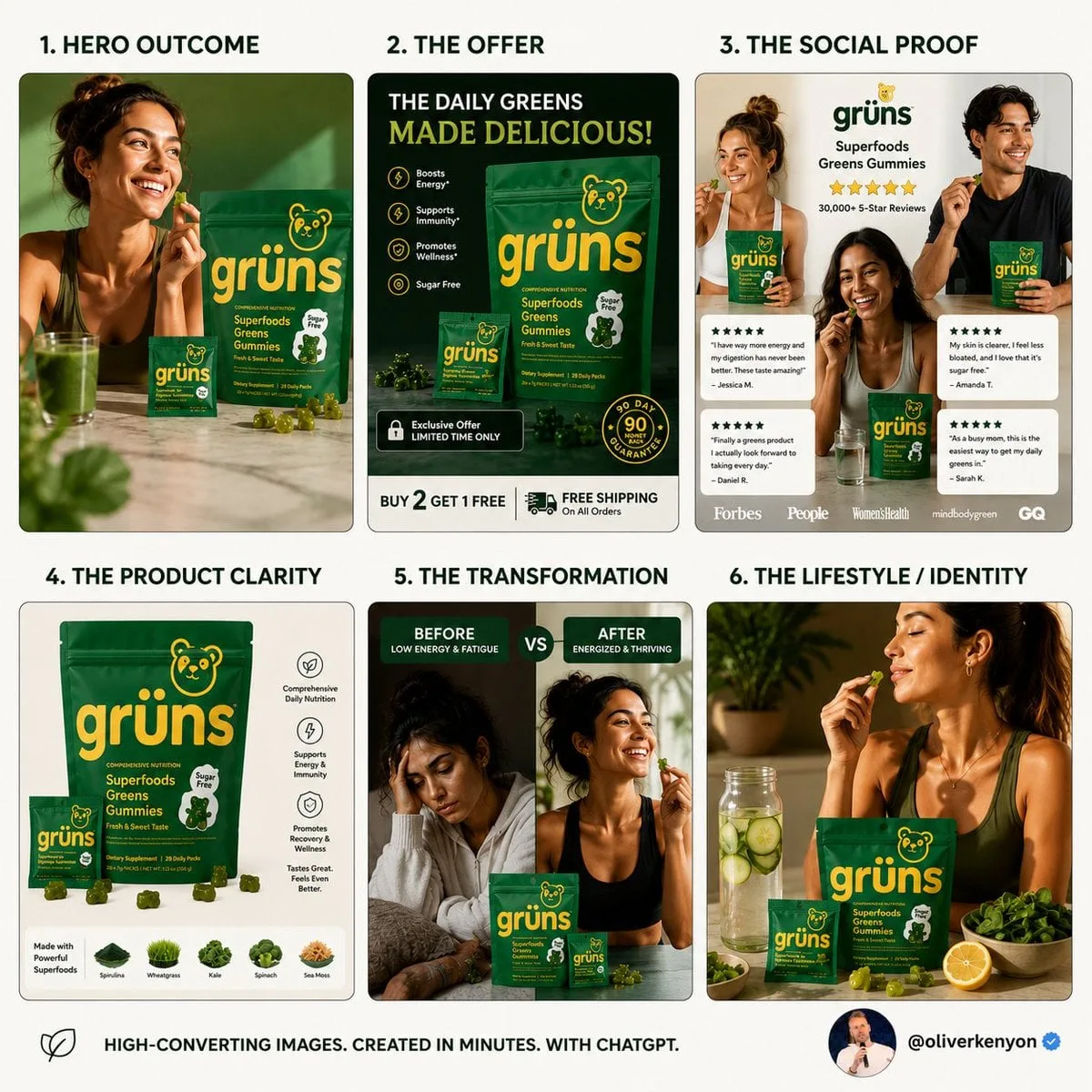 Create a premium, ultra high-definition DTC ecommerce her...