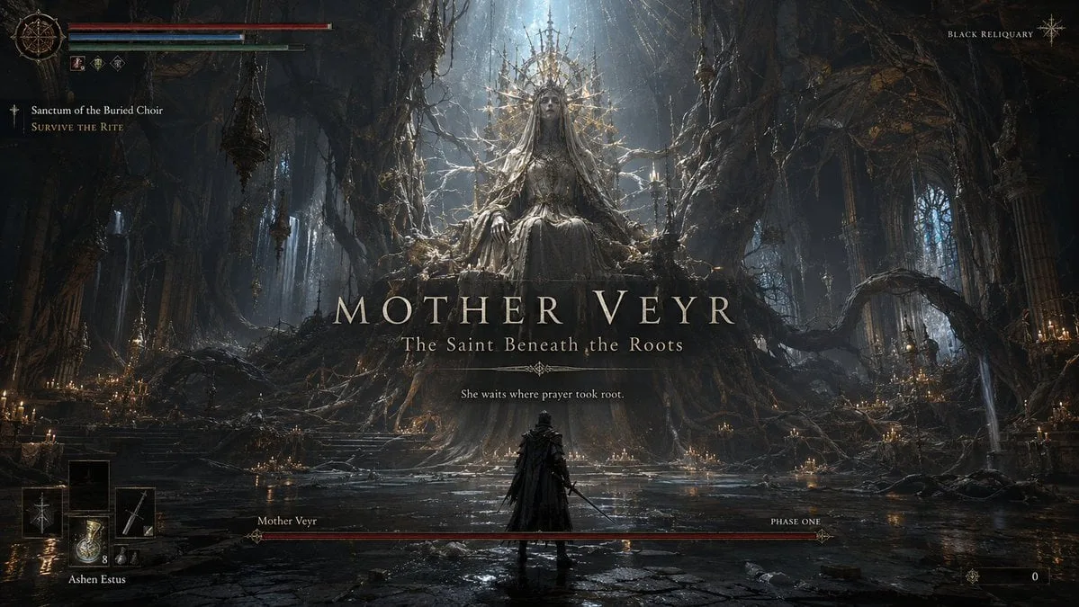 Create a premium, highly believable Boss Fight Intro Scre...