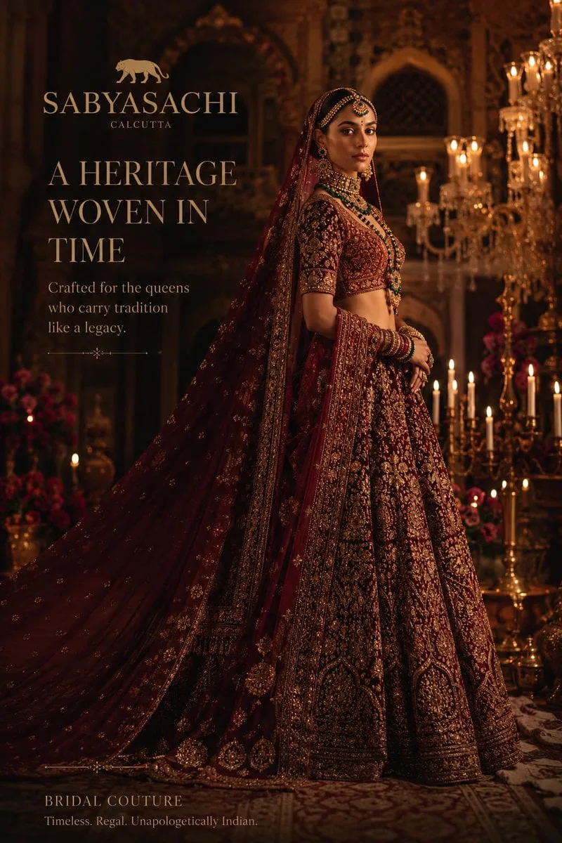 Luxury haute couture bridal fashion campaign inspired by ...