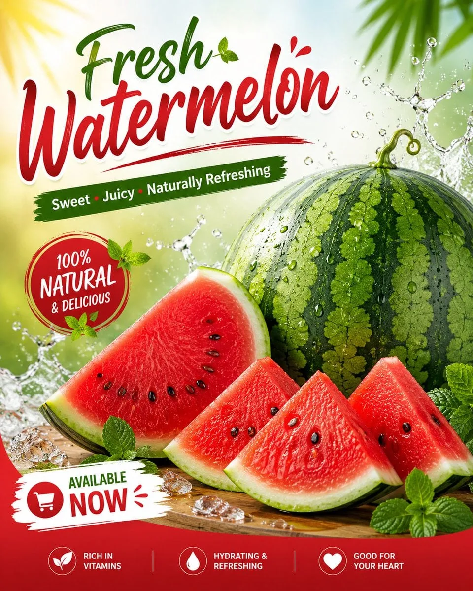 Create a fresh, eye-catching social media advertisement p...