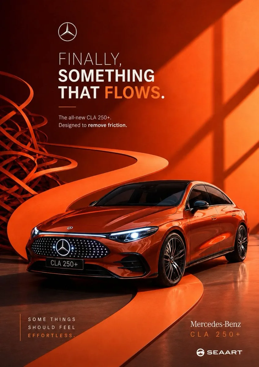 Create an ultra-premium conceptual automotive campaign po...