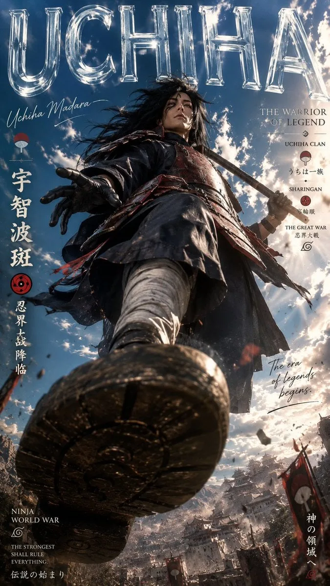 "Super movie-level anime live-action giant see-through poster"