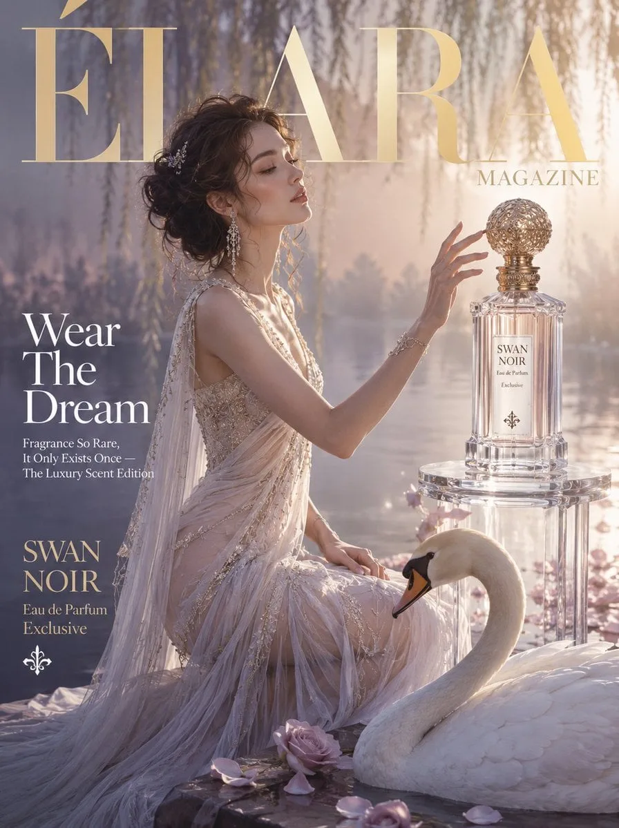 ÉLARA MAGAZINE — luxury fashion cover editorial