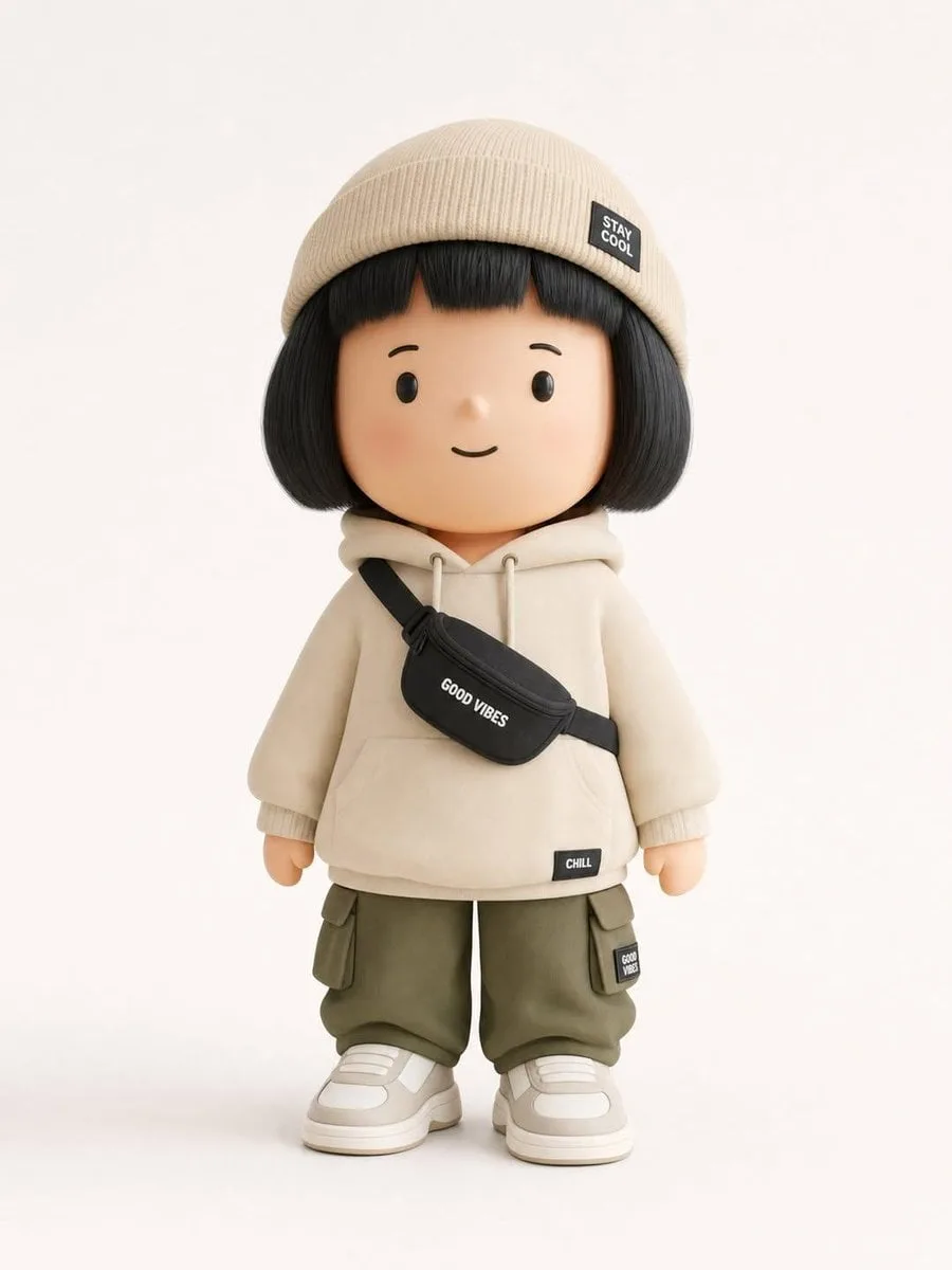 Generate a designer art toy / collectible figurine design...
