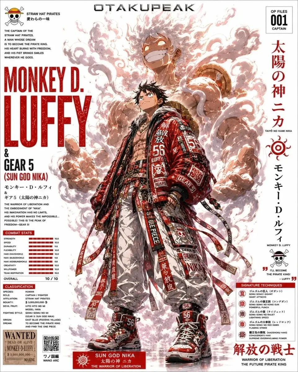 MASTERPIECE anime character dossier poster, ultra-detaile...