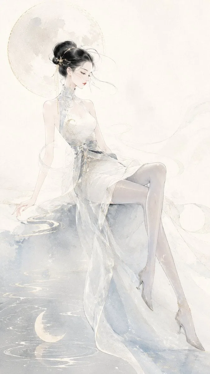 Please generate a 9:16 vertical version of an original oriental fashi…