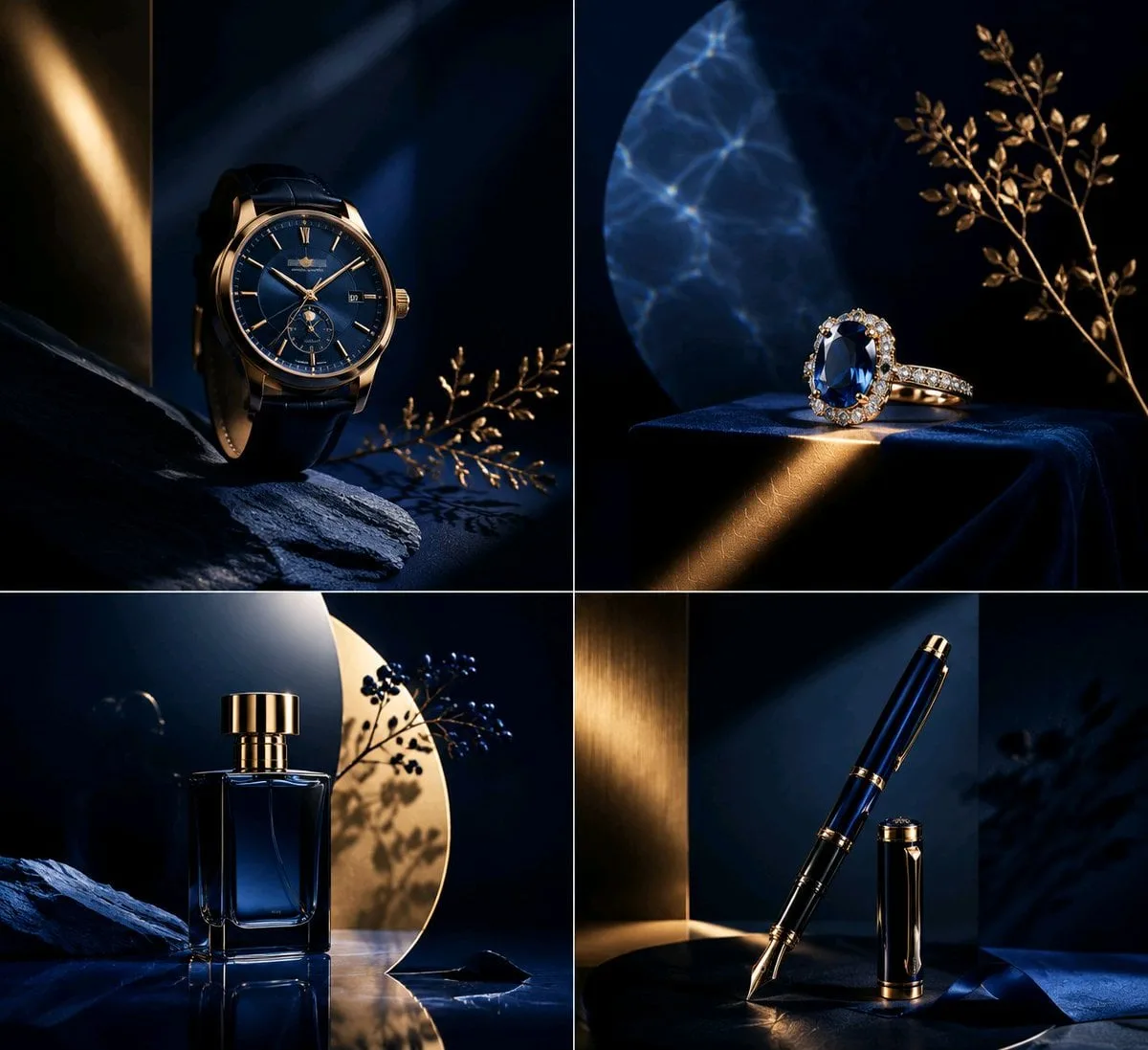 Advertising visuals for top international luxury brands.