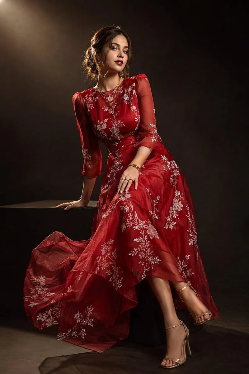 Ultra-realistic high-fashion Vogue magazine editorial por...