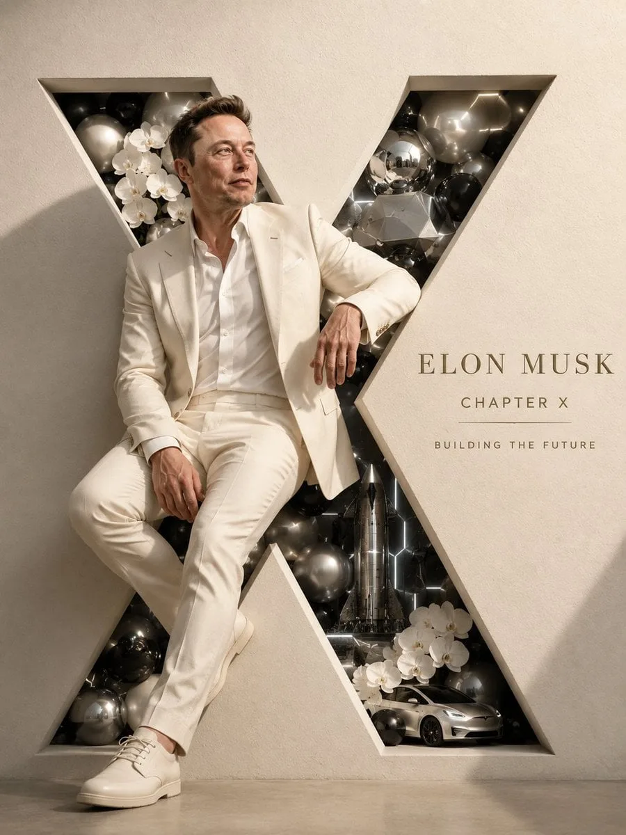 Ultra-luxury editorial portrait inspired by a legendary f...