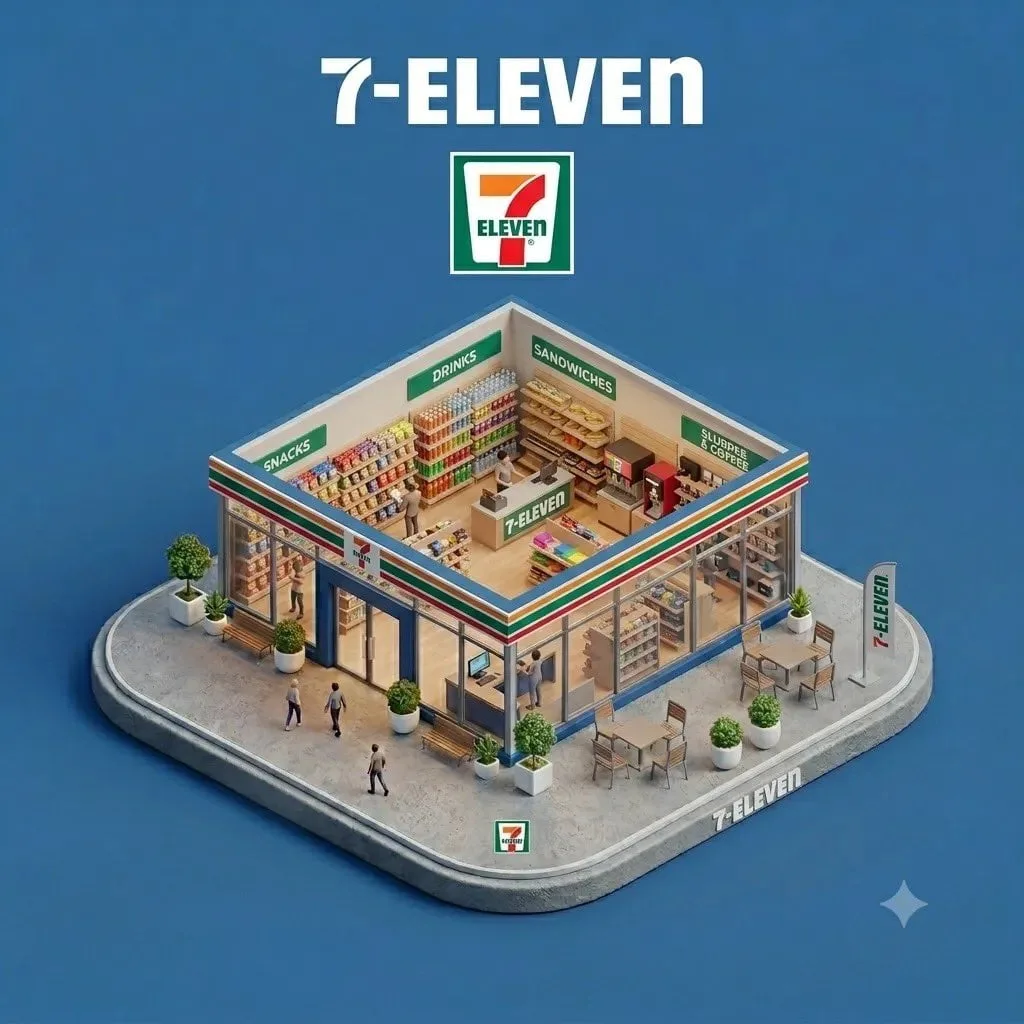 "Ultra-detailed isometric 3D miniature diorama of a brand...