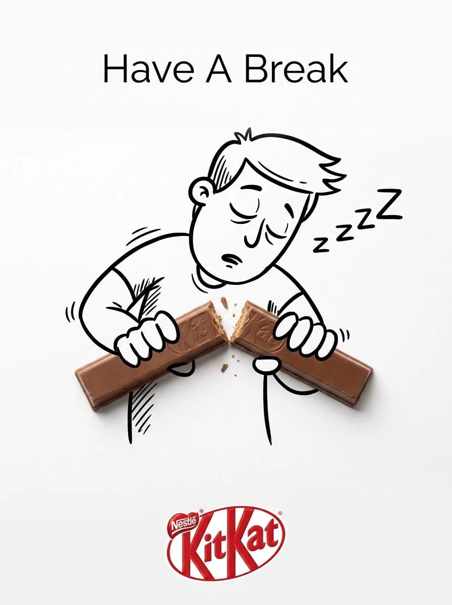 “Creative composite brand advertisement, 3:4 vertical asp...