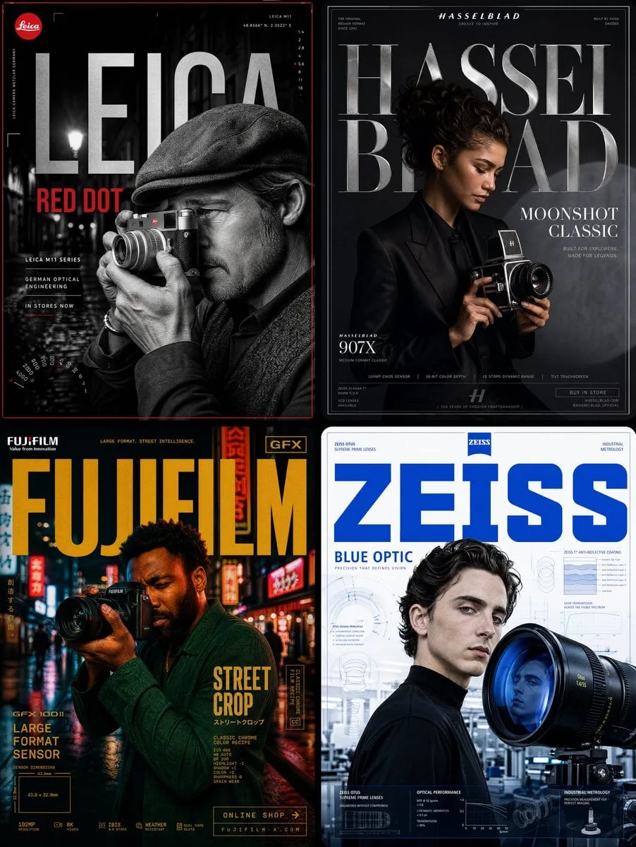 Leica Camera × Brad Pitt — "RED DOT"