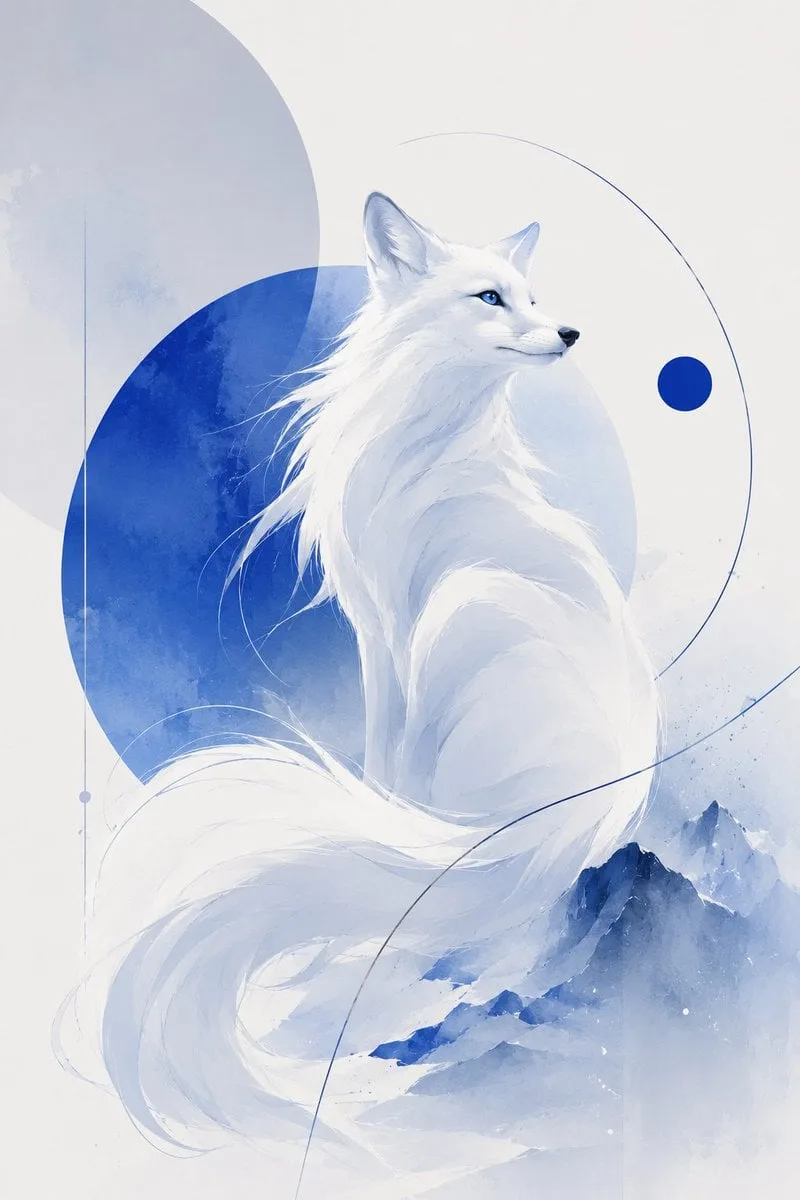 A minimalist modern editorial style illustration with the s…