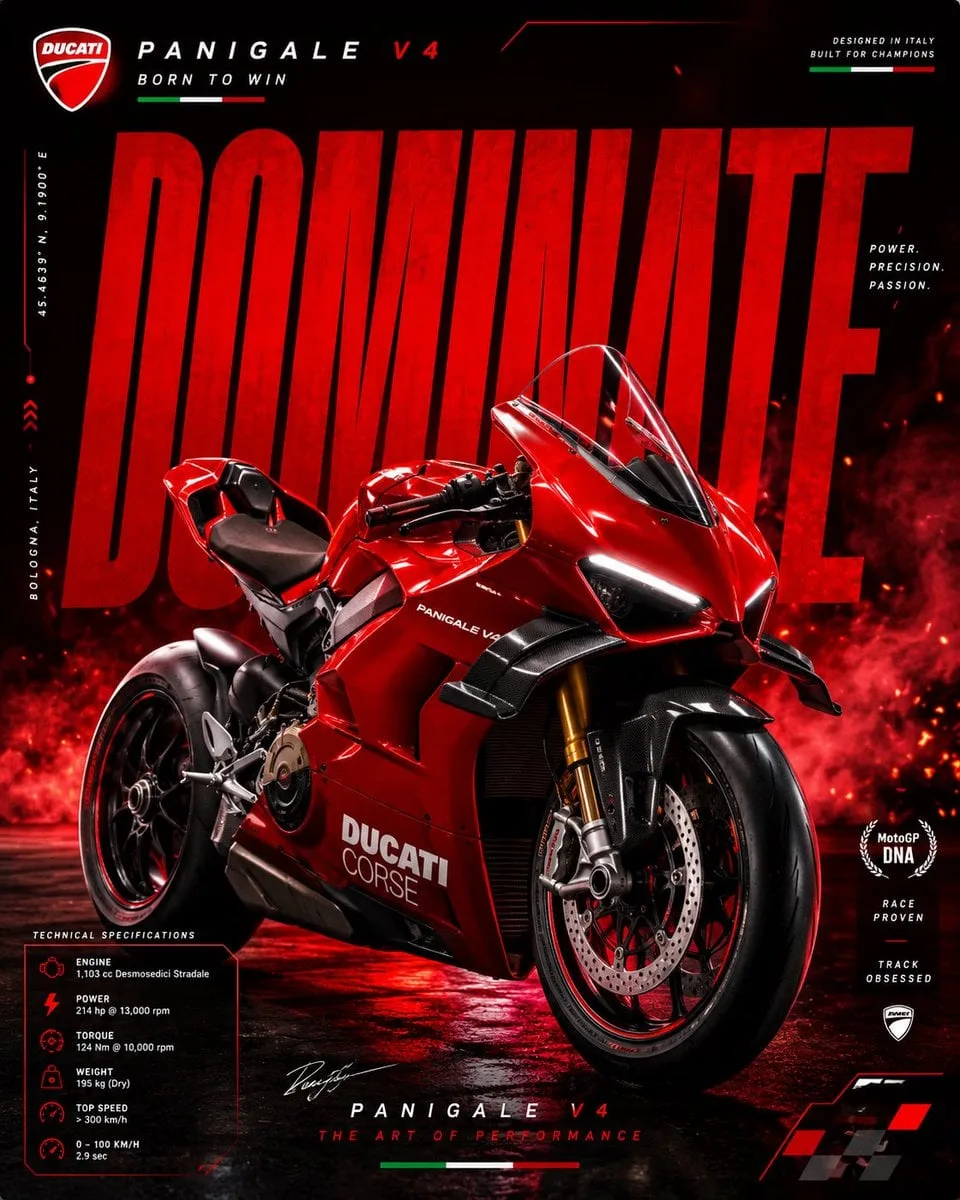 Ducati Panigale V4 – Red Inferno