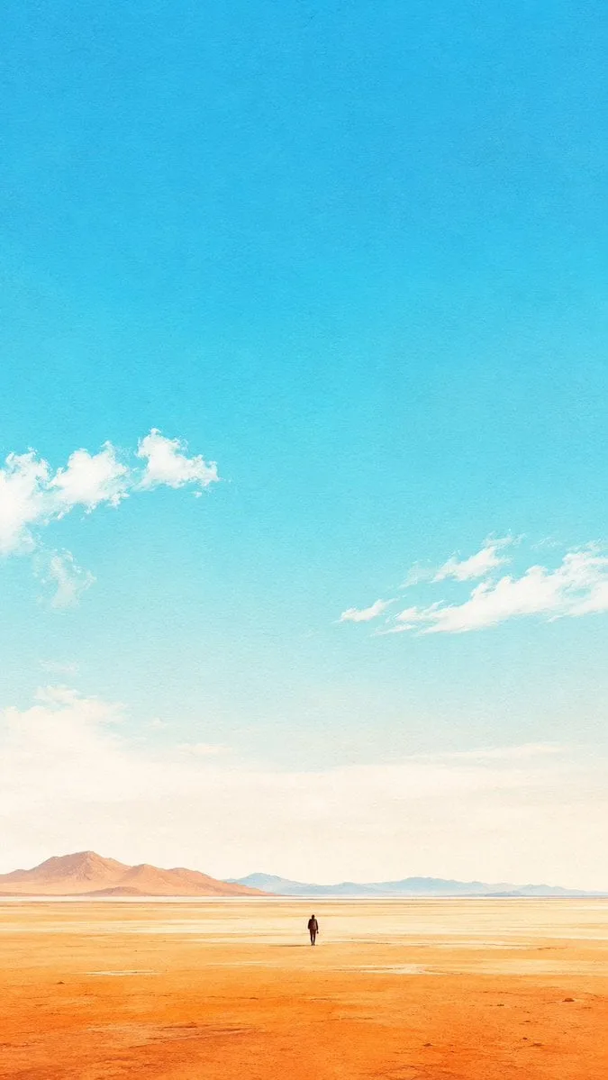 Theme direction: Oriental Zen minimalist poster
