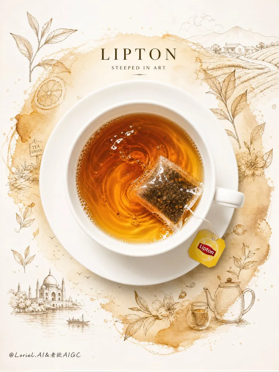 Create an ultra-premium top-down advertising poster for L...