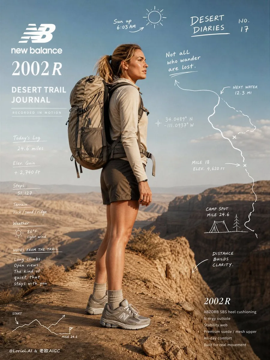 Create an ultra-premium editorial campaign poster for New...