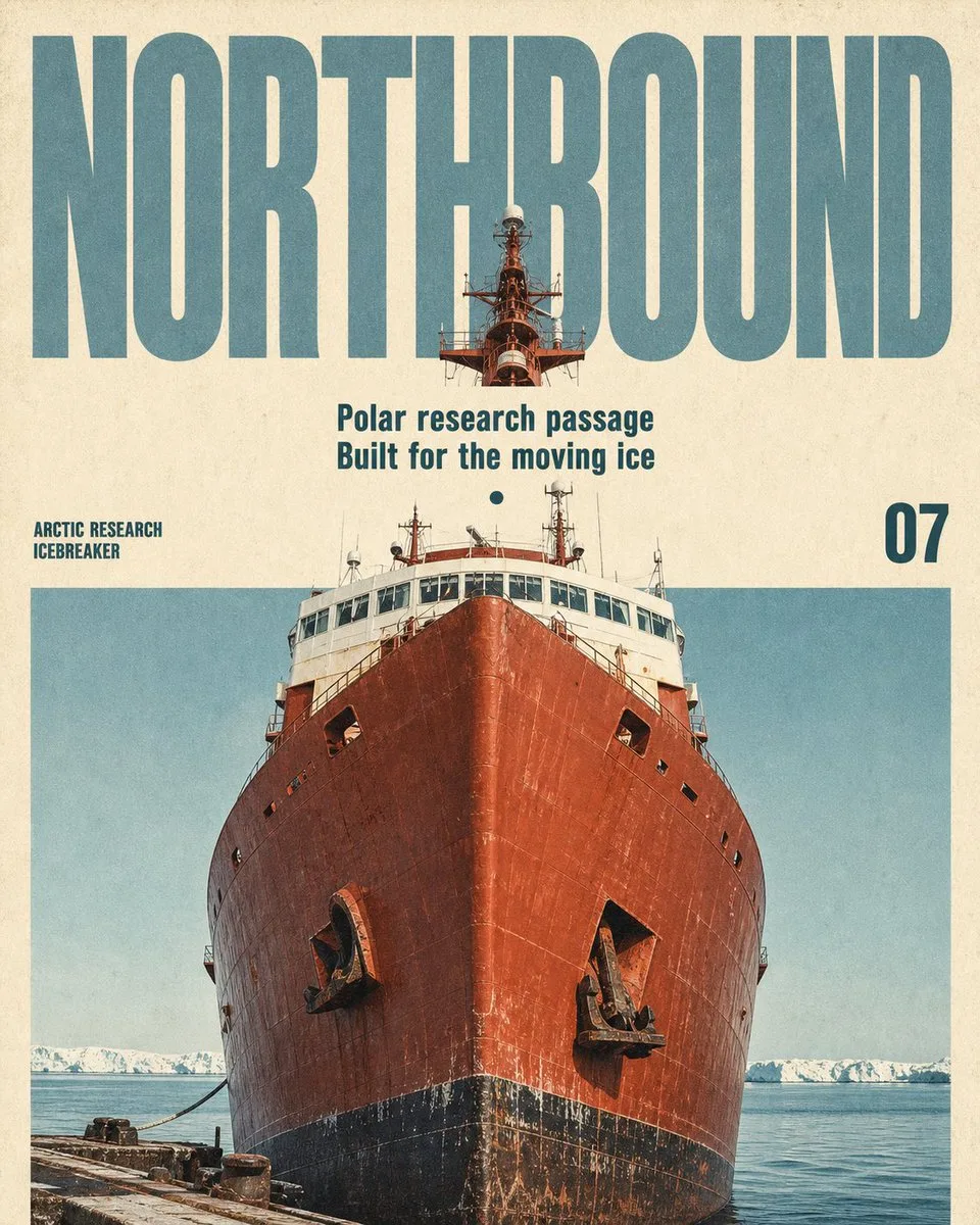 Обложка Northbound с ледоколом