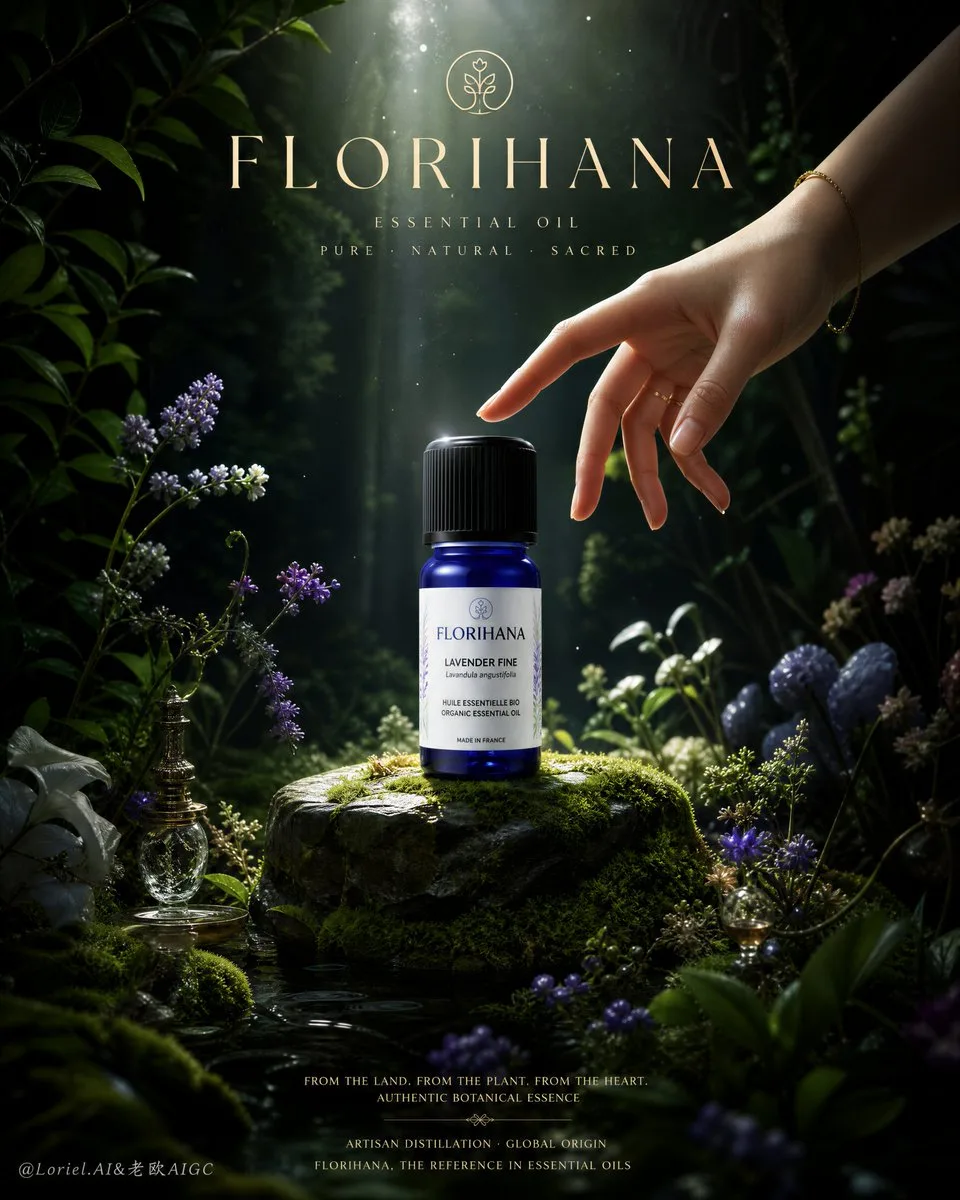 Постер эфирного масла Florihana