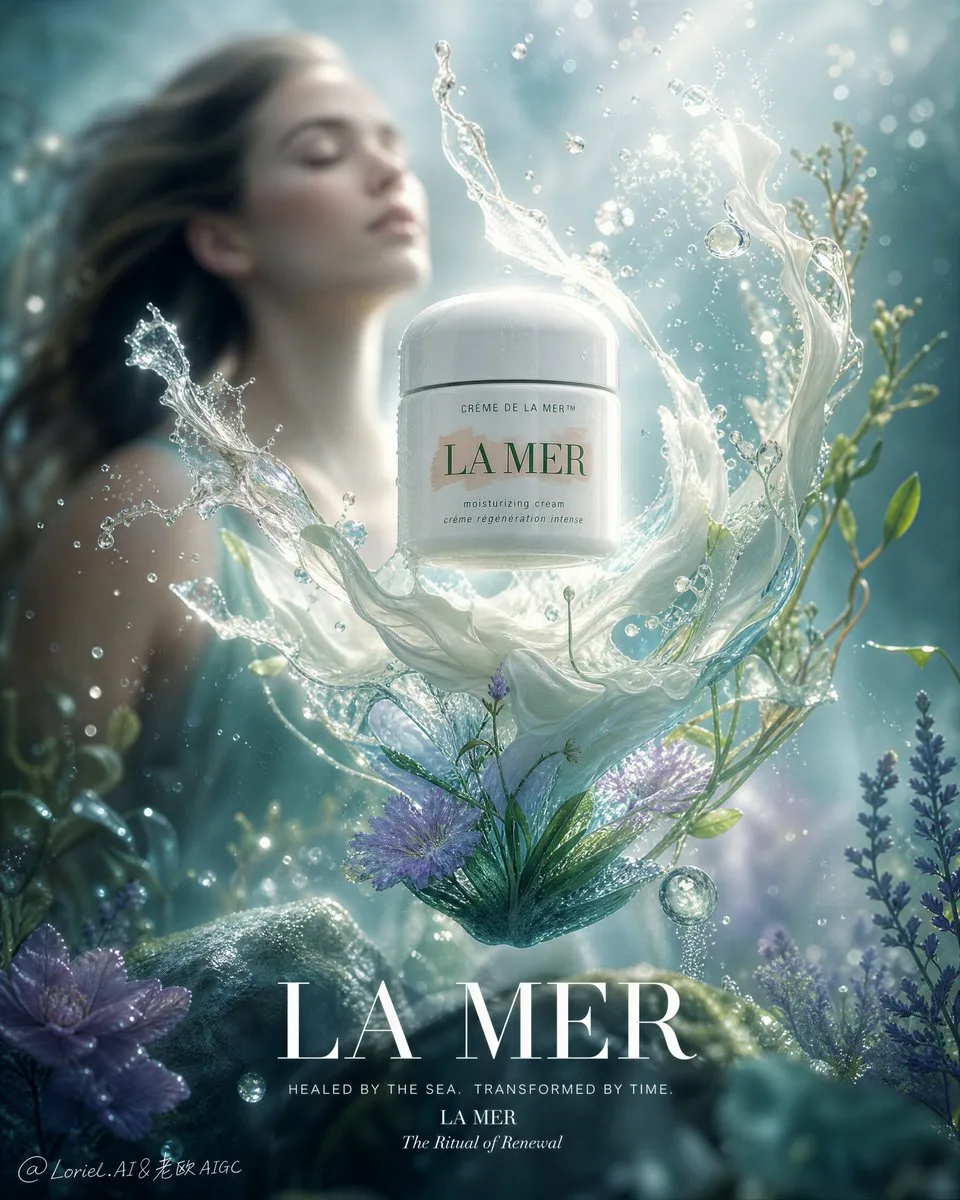 Реклама крема La Mer в стиле фэнтези